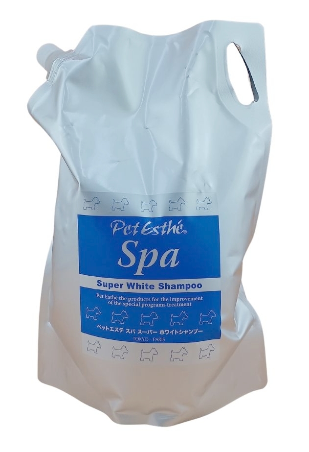 Spa Super White Shampoo | exklusives Shampoo für weißhaarige Hunde 3000ml 