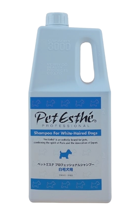 Professional Shampoo 3000ml exklusives Shampoo für weißhaarige Hunde 